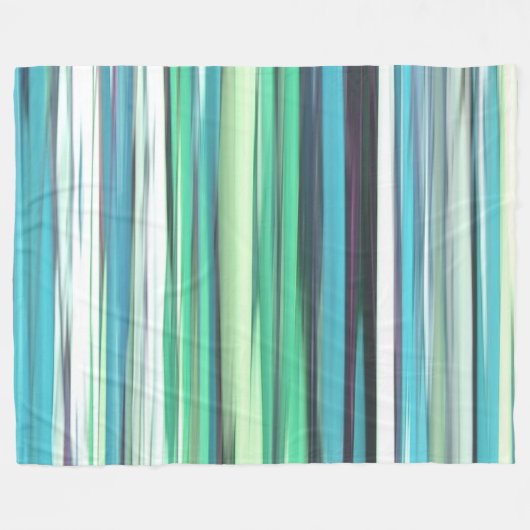 Abstracte #2: Aqua blue green blur Fleece Deken (Voorkant (Horizontaal))