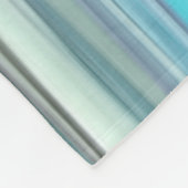 Abstracte #2: Aqua blue green blur Fleece Deken (Hoek)