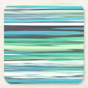 Abstracte #2: Aqua blue green blur Kartonnen Onderzetters