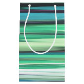 Abstracte #2: Aqua blue green blur Klein Cadeauzakje (Voorkant)