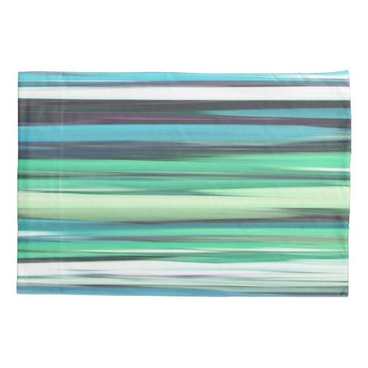 Abstracte #2: Aqua blue green blur Kussensloop (Achterkant)