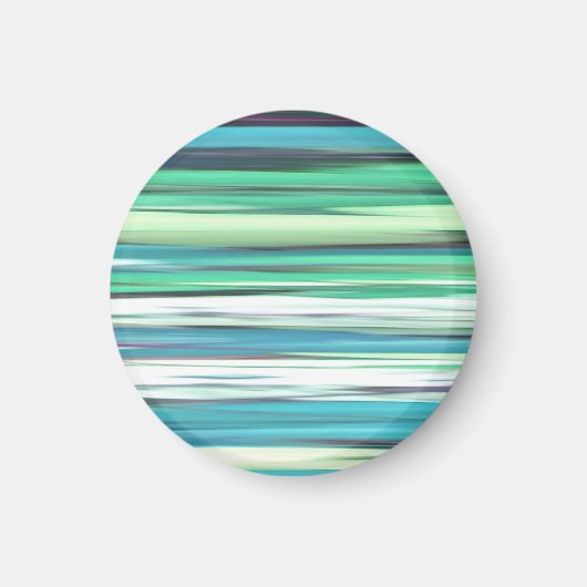 Abstracte #2: Aqua blue green blur Magneet (Voorkant)