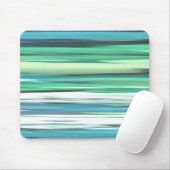 Abstracte #2: Aqua blue green blur Muismat (Met muis)