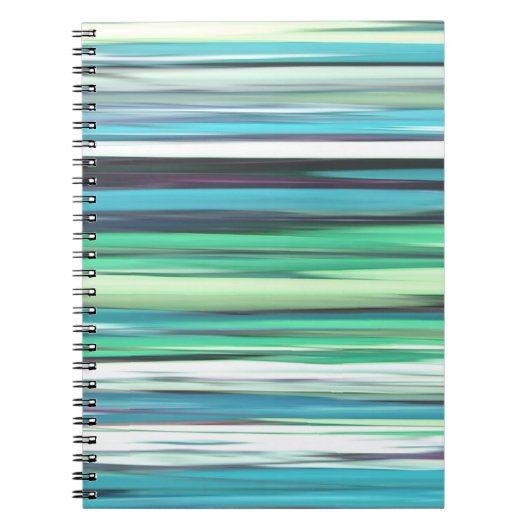 Abstracte #2: Aqua blue green blur Notitieboek (Voorkant)