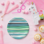 Abstracte #2: Aqua blue green blur Papieren Bordje (Feest)