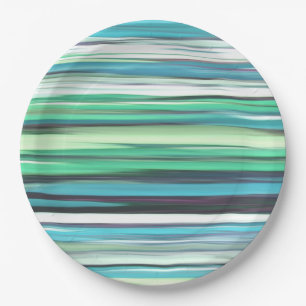 Abstracte #2: Aqua blue green blur Papieren Bordje