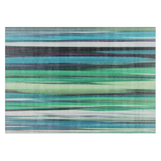 Abstracte #2: Aqua blue green blur Snijplank (Voorkant)
