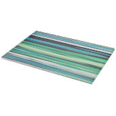 Abstracte #2: Aqua blue green blur Snijplank (Hoek)