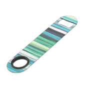 Abstracte #2: Aqua blue green blur Speed Flessenopener (Achterkant Gekanteld)