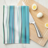 Abstracte #2: Aqua blue green blur Theedoek (Quarter Fold)