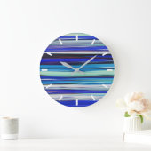 Abstracte #2: Blauw onduidelijk beeld Grote Klok (Huis)