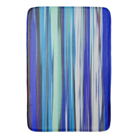 Abstracte #2: Blauwe vervaging Badmat (Voorkant Verticaal)