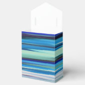 Abstracte #2: Blauwe vervaging Bedankdoosjes (Geopend)