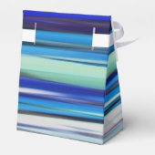 Abstracte #2: Blauwe vervaging Bedankdoosjes (Achterkant)