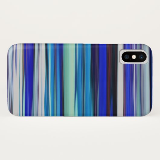 Abstracte #2: Blauwe vervaging Case-Mate iPhone Case (Achterkant (horizontaal))