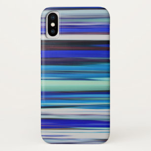 Abstracte #2: Blauwe vervaging iPhone X Hoesje