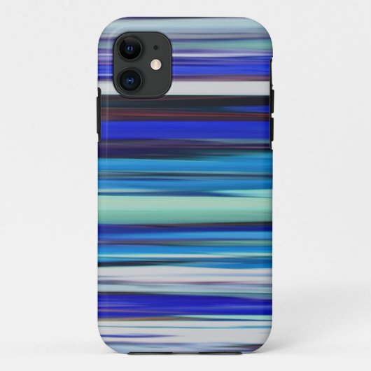 Abstracte #2: Blauwe vervaging Case-Mate iPhone Case (Achterkant)