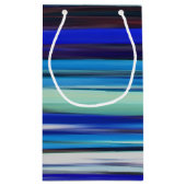 Abstracte #2: Blauwe vervaging Klein Cadeauzakje (Achterkant)