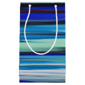 Abstracte #2: Blauwe vervaging Klein Cadeauzakje (Voorkant)