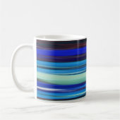 Abstracte #2: Blauwe vervaging Koffiemok (Links)