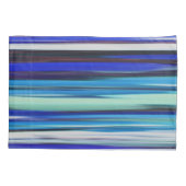 Abstracte #2: Blauwe vervaging Kussensloop (Achterkant)