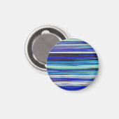 Abstracte #2: Blauwe vervaging Magneet (Voorkant / Achterkant)
