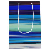 Abstracte #2: Blauwe vervaging Medium Cadeauzakje (Achterkant)