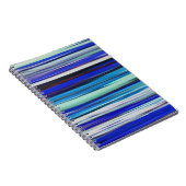 Abstracte #2: Blauwe vervaging Notitieboek (Rechterzijde)