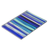 Abstracte #2: Blauwe vervaging Notitieboek (Linkerzijde)
