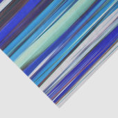 Abstracte #2: Blauwe vervaging Tissuepapier (Detail)