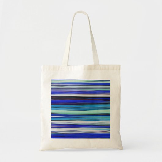 Abstracte #2: Blauwe vervaging Tote Bag (Voorkant)