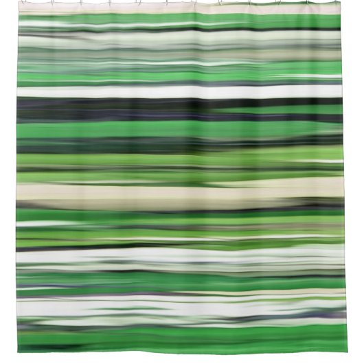 Abstracte #2: Groene vervaging Douchegordijn (Voorkant)