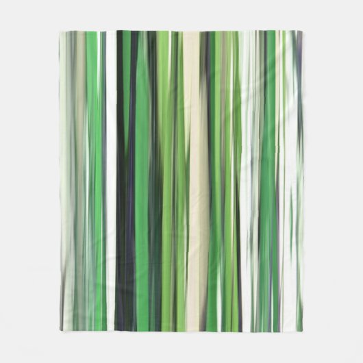 Abstracte #2: Groene vervaging Fleece Deken (Voorkant)