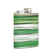 Abstracte #2: Groene vervaging Heupfles (Rechts)