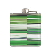 Abstracte #2: Groene vervaging Heupfles (Achterkant)