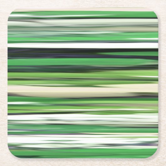 Abstracte #2: Groene vervaging Kartonnen Onderzetters (Voorkant)