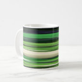Abstracte #2: Groene vervaging Koffiemok (Voorkant links)