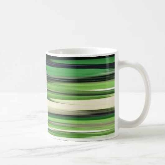 Abstracte #2: Groene vervaging Koffiemok (Rechts)