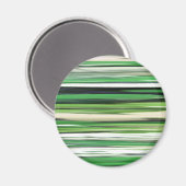 Abstracte #2: Groene vervaging Magneet (Voorkant / Achterkant)
