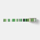 Abstracte #2: Groene vervaging Satijnen Lint (Voorkant)