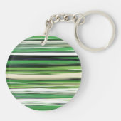 Abstracte #2: Groene vervaging Sleutelhanger (Achterkant)