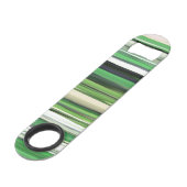 Abstracte #2: Groene vervaging Speed Flessenopener (Voorkant Gekanteld)