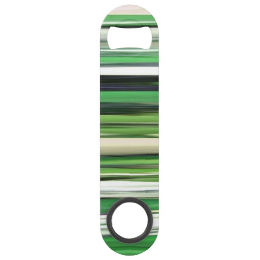 Abstracte #2: Groene vervaging Speed Flessenopener (Achterkant)