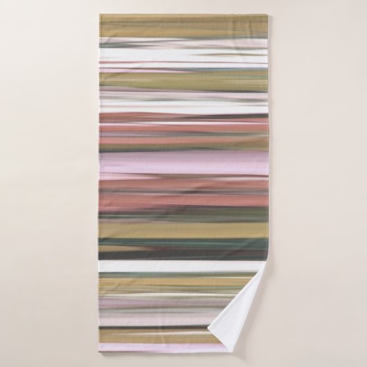 Abstracte #2: Najaar terugvallen vervagen kleuren Badhanddoek (Badhanddoek)