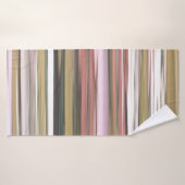 Abstracte #2: Najaar terugvallen vervagen kleuren Badhanddoek (Badhanddoek)