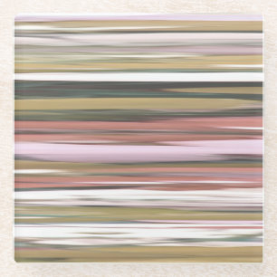 Abstracte #2: Najaar terugvallen vervagen kleuren Glazen Onderzetter