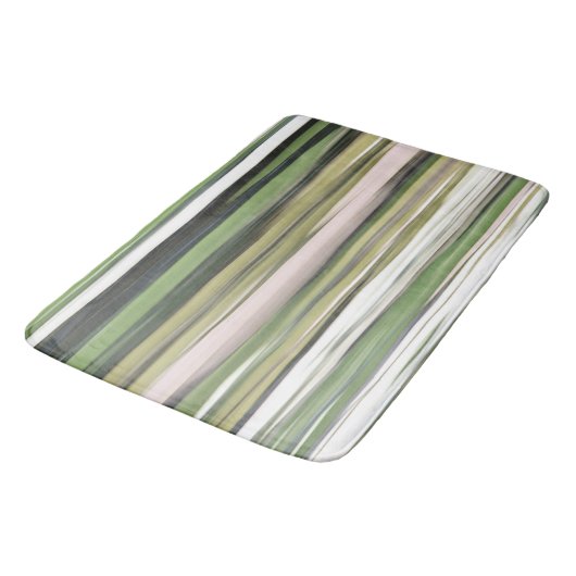 Abstracte #2: Olijfgroene blauwvis Badmat (Gekanteld)