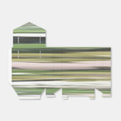 Abstracte #2: Olijfgroene blauwvis Bedankdoosjes (Uitgevouwen)