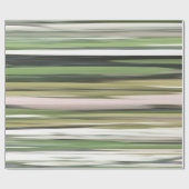 Abstracte #2: Olijfgroene blauwvis Cadeaupapier (Vlak)