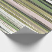 Abstracte #2: Olijfgroene blauwvis Cadeaupapier (Hoek)